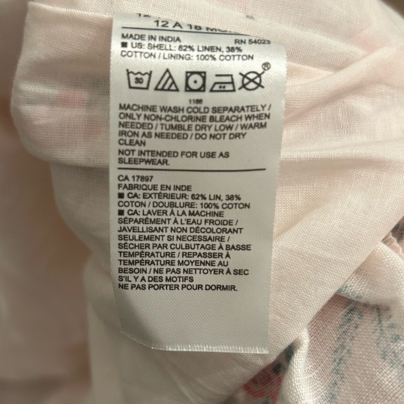 Janie and Jack Floral Ruffle Sleeve Dress Size 12-18M - Picture 3 of 7